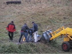 Aufbau Schneekanone