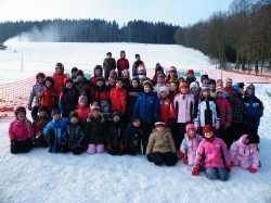 Grundschule auf unserem Skihang